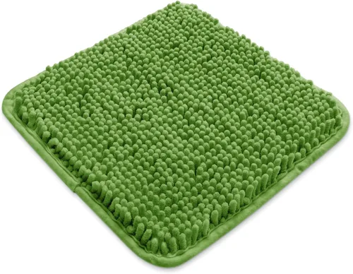 Vista 29 de Yeaban Alfombra de pasillo de baño de 24 x 72 pulgadas, antideslizante, alfombra de baño larga de felpilla gruesa, absorbente y lavable, alfombra