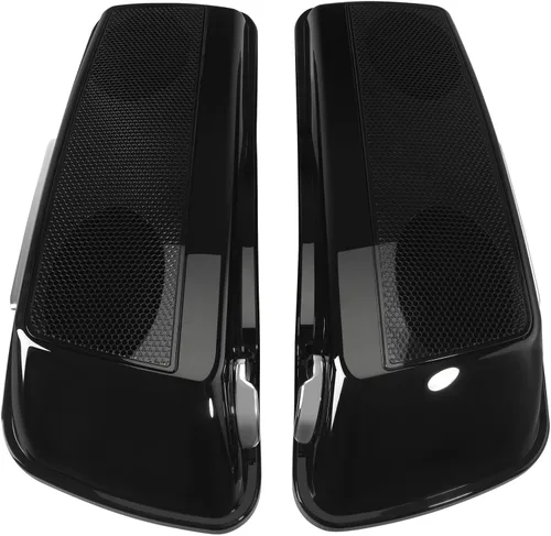 Vista 6 de TCT-MOTORPARTS Alforjas rígidas extendidas de 5 pulgadas x 7 pulgadas para bocinas Harley 2014-2024 Touring Road King, Road Glide, Street Glide