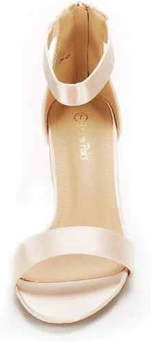 Vista 2 de Dream Pars - Sandalias Fiona para mujer, de tacón de aguja, abiertas y a la moda