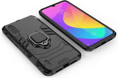 Vista 3 de Compatible con Xiaomi Mi A3 Lite, Mi 9 Lite, Mi CC9, soporte de anillo de metal con agarre a prueba de golpes