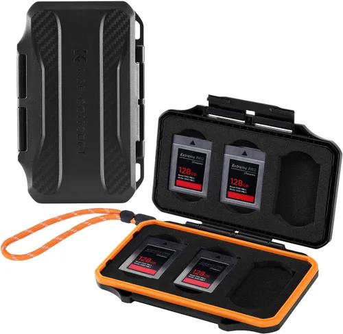 Vista 13 de K&F CONCEPT Estuche de 29 ranuras para tarjetas de memoria, estuche de transporte para tarjetas SD, CF, CFexpress, Micro SD, Nano SIM y Micro SIM