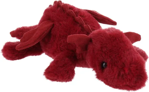 Vista 11 de Apricot Lamb Matcha Dragón Acostado Animales de Peluche para Niños, Juguetes de Peluche Suaves y Lindos para Bebés Niñas y Niños, 11 Pulgadas