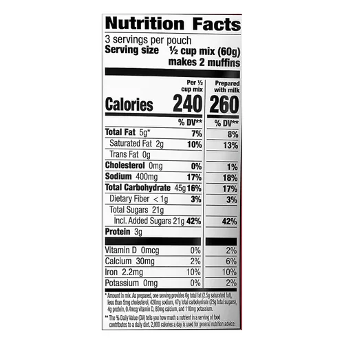 Vista 9 de Betty Crocker Mezcla de muffins de nuez de plátano, hecha con nueces, 6.4 onzas (paquete de 9)