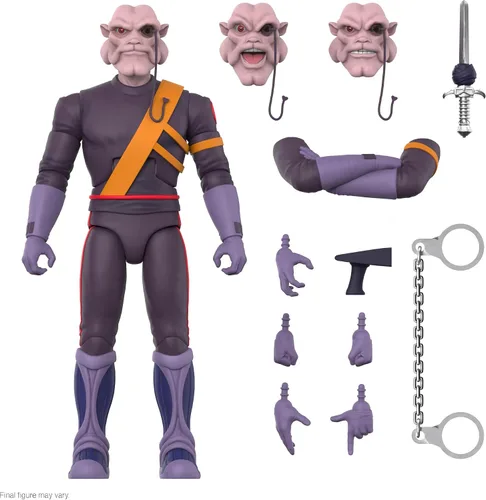 Vista 8 de Super7 ULTIMATES! Thundercats Hammerhand - Figura de acción de Thundercats de 7" con accesorios, coleccionables clásicos de dibujos animados