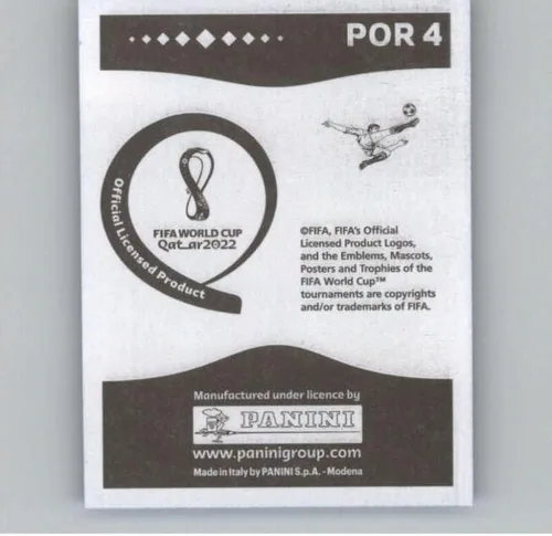 Vista 2 de Calcomanías para Panini World Cup Qatar 2022, color azul, #POR4, Rui Patricio Portugal, Group H, calcomanía oficial del álbum (2 x 2.5 pulgadas)