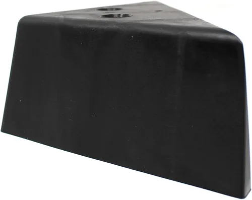 Vista 5 de JSP Manufacturing Muebles triangulares de plástico de 3 pulgadas, patas de esquina negras – Sofá sillón silla otomana (1 pata)