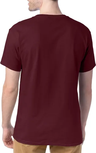 Vista 3 de Hanes Essentials Paquete de camisetas para hombre, camisetas de algodón con cuello redondo, 4o6unidades