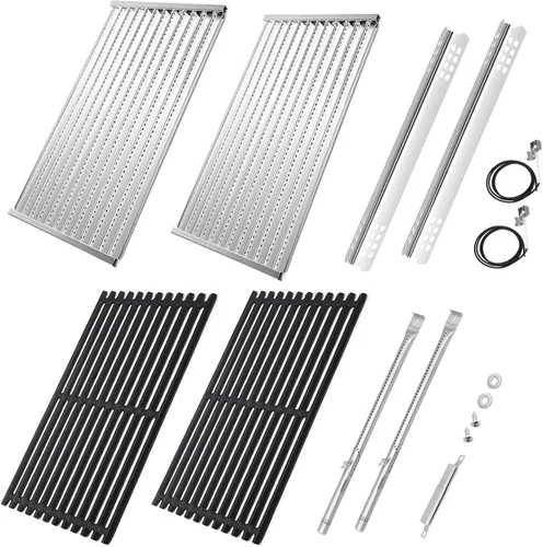 Vista 13 de Criditpid Placas emisoras de parrilla para Charbroil Tru-Infrared 463242716, 463257520, 463242715, 463276016, 463255020 parrilla de gas, emisor