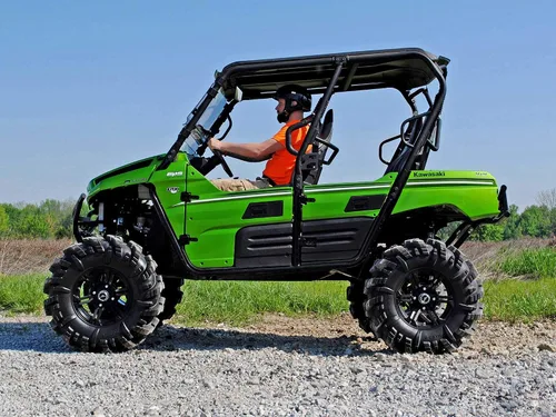 Vista 7 de SuperATV Kit de elevación de suspensión de 6 pulgadas compatible con Kawasaki Teryx 4: 2012-2015/Teryx 800: 2014-2015 Viene con ejes Rhino, brazos