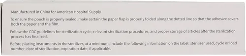 Vista 5 de AHS American Hospital Supply - Bolsas de esterilización médica, bolsas esterilizadoras con indicadores de color autosellados, bolsas de autoclave