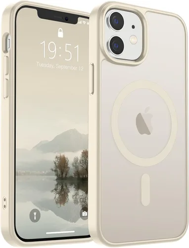 Vista 312 de SUPFINE Funda magnética para iPhone SE 2022 (3ª)/2020 (2ª), iPhone 8 (compatible con MagSafe) (protección contra caídas de grado militar), funda