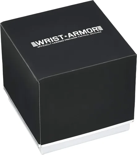 Vista 3 de US Army Mens Analog-Digital Chronograph Black Silicone Strap Watch by Wrist Armor F21006