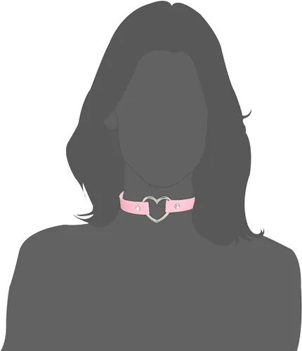 Vista 6 de FIBO STEEL 1-4 collares de cuero para mujer, gargantilla de corazón, estilo punk gótico, ajustable