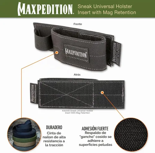 Vista 4 de Inserto para funda universal Maxpedition Gear Sneak con retención Mag.