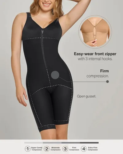 Vista 4 de Leonisa Body completo adelgazante para mujer