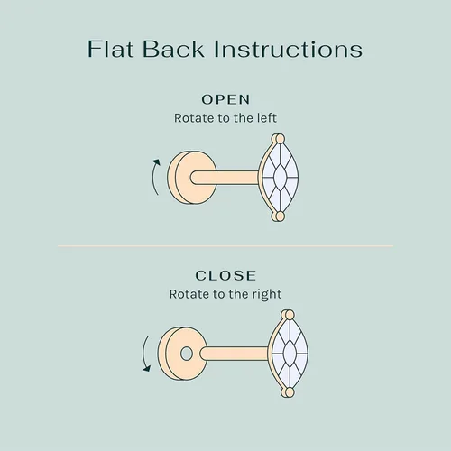Vista 4 de PAVOI 14K Gold Plated Solid 925 Sterling Silver Post Ball Stud Flat Back Earrings for Women Cartilage Earring Helix Piercing Jewelry Small Stud