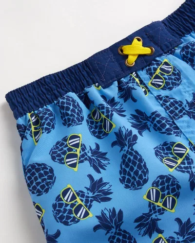 Vista 4 de Quad Seven Conjunto de protección contra erupciones para bebé, 6 piezas, camiseta de natación de manga corta, pantalones cortos y sombrero de cubo