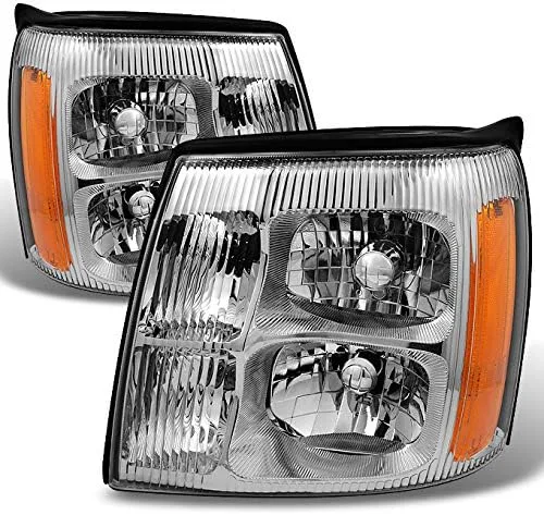 Vista 7 de AKKON - Para Cadillac Escalade Bisel Negro HID Xenon Tipo Faros Delanteros Lámparas de Repuesto Carcasa negra