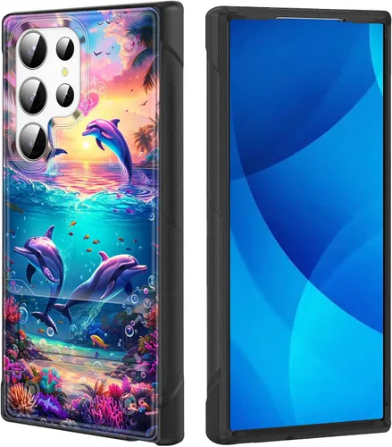 Vista 23 de Funda para Galaxy S25, de doble capa, resistente, a prueba de golpes, con soporte, funda protectora militar a prueba de caídas para Samsung Galaxy