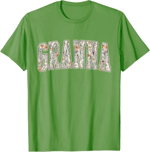 Vista 17 de Granna - Camiseta retro para el día de la madre Negro