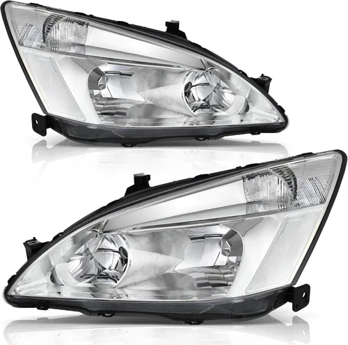 Vista 38 de oEdRo Switchback - Conjunto de faros delanteros LED compatibles con Accord 2003 2004 2005 2006 2007 DRL, par de repuesto con carcasa negra
