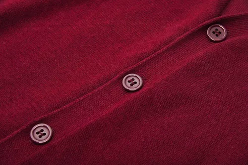 Vista 4 de SMINLING Pinker - Suéter de algodón suave con cuello en V para niños, uniforme escolar