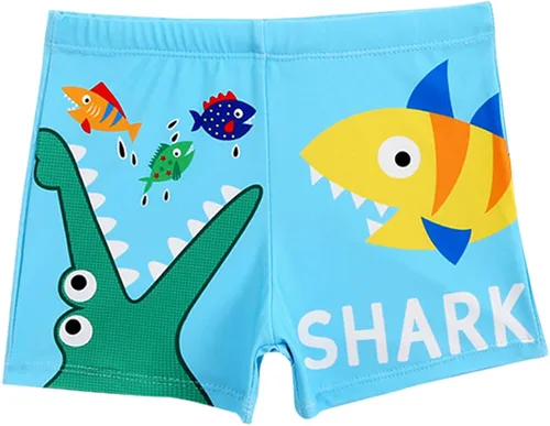 Vista 2 de NautySaurs Traje de baño para niños pequeños