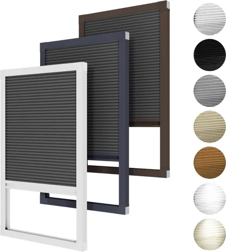 Vista 8 de Hoeflife Persianas celulares opacas sin cordones, persianas de tragaluz para ventanas, persianas de techo para el hogar, oscurecimiento
