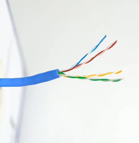 Vista 2 de VIVO Cable Cat6 a granel de 500 pies, cable Ethernet CCA, 23 AWG, caja de extracción UTP, red LAN, azul, CABLE-V006B Cable Ethernet CCA, 23 AWG