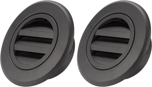 Vista 7 de Hon&Guan Soffit Vents - Ventilación de escape de aluminio Soffit de 4 pulgadas con malla de pantalla integrada para baño, cocina, dormitorio