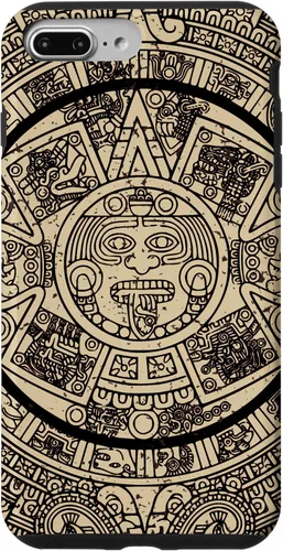 Vista 12 de Funda para iPhone 16 Mexican Aztec Sun Stone Maya Calendar VII