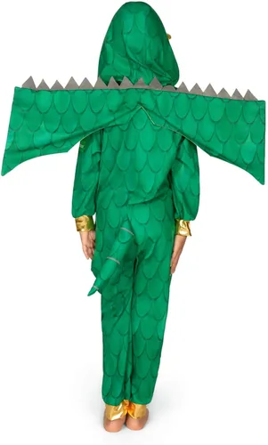 Vista 4 de Tipsy Elves Disfraz de dragón para niñoniña, talla M