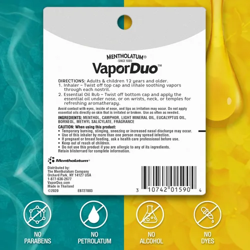 Vista 6 de Mentholatum Vaporduo (1 paquete)