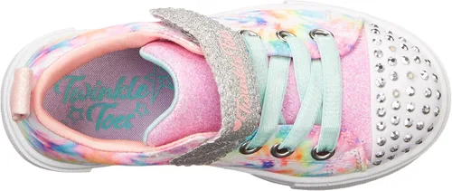 Vista 5 de Skechers Tenis unisex Twinkle Sparks-Unicorn Charme para niños, marino