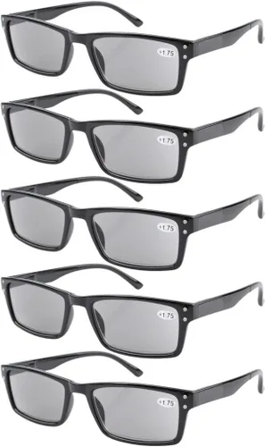 Vista 13 de Eyekepper Lentes con filtro de luz azul que bloquean el deslumbramiento digital para mujeres y hombres, pantalla de computadora de lectura, tortuga