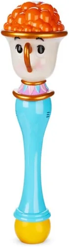 Vista 15 de Disney Store Varita de burbujas con luz y sonido oficial de The Little Mermaid Ariel & Flounder - Juguete LED interactivo, perfecto para niños