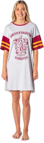 Vista 4 de Harry Potter Hogwarts All Houses Quidditch Camisón de pijama para mujer