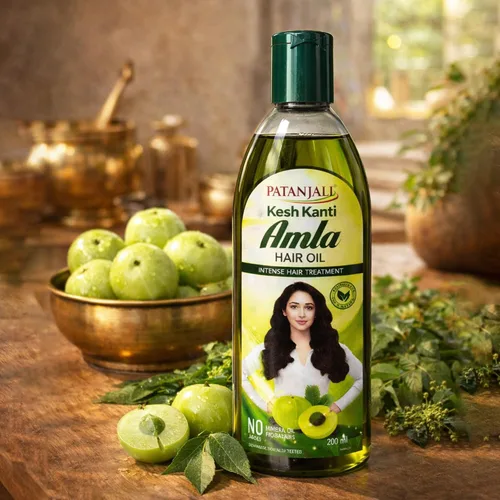 Vista 4 de patanjali Aceite para el cabello Kesh Kanti Amla, 6.8 fl oz / 6.76 fl oz