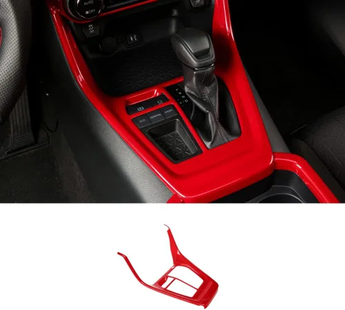 Vista 6 de ERIDANUS Accesorios para automóviles compatibles con RAV4 2024 2023 2022 2021 2020 2019 interior caja de cambios marco de panel de cubierta