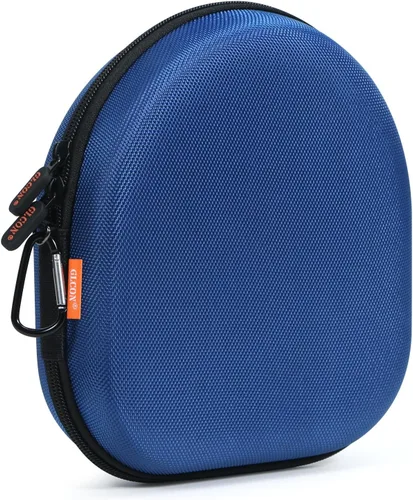 Vista 11 de Hard Shell Headphone Case, Durable Zipper Travel Carrying Pouch Bag Negro