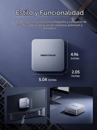 Vista 9 de MINISFORUM Mini PC M1 Pro Barebone