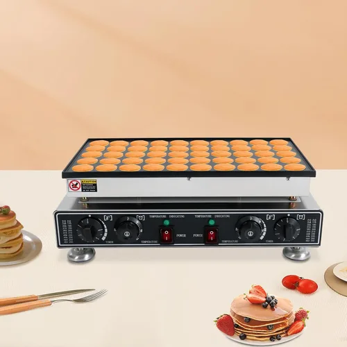 Vista 5 de Mini máquina para hacer panqueques de 1800 W, 110 V, para encimera, panqueques, panqueques, panqueques, antiadherentes, eléctricas, perfectas
