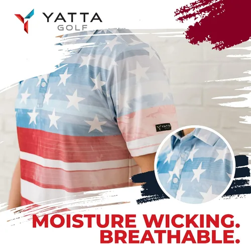 Vista 4 de YATTA GOLF Polo para hombre