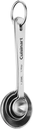 Vista 3 de Cuisinart CTG-00-SMP Cucharas medidoras de acero inoxidable, juego de 4, plata