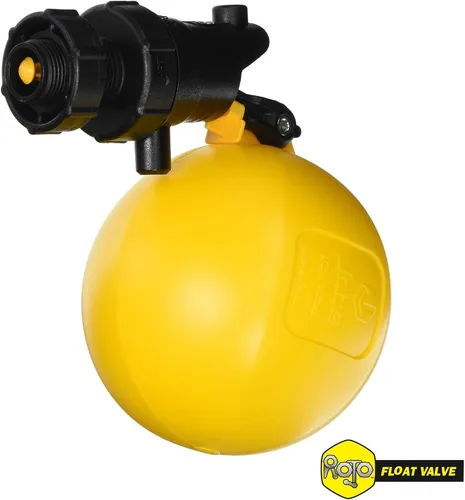 Vista 2 de Rojo Flotador Válvula, 3/4", Negro/Amarillo (1)