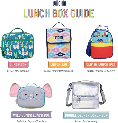 Vista 9 de Wildkin mochila para niños con bolsa para almuerzo para niños y niñas perfecta para empaquetar suministros escolares y tu aperitivo favorito ideal