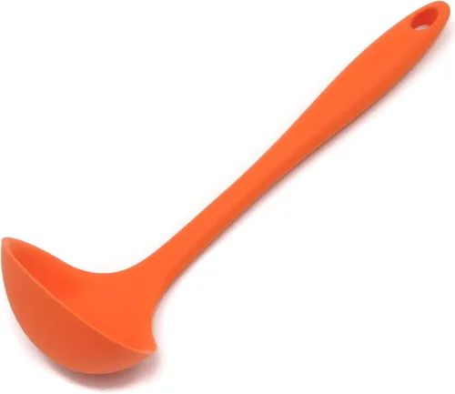 Vista 6 de Chef Craft - Cucharón de silicona de primera calidad, 11.25 pulgadas, negro