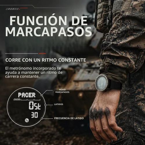 Vista 4 de NORTH EDGE Men's Watches Military Watches for Men Carbon Fiber Waterproof for Men Date Display Nylon Army Tactical Sports Minimalist Negro