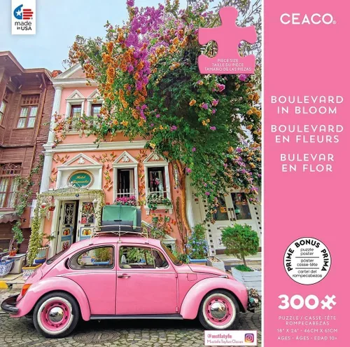 Vista 3 de Ceaco - Fotografía escénica - Boulevard in Bloom - Rompecabezas de 300 piezas
