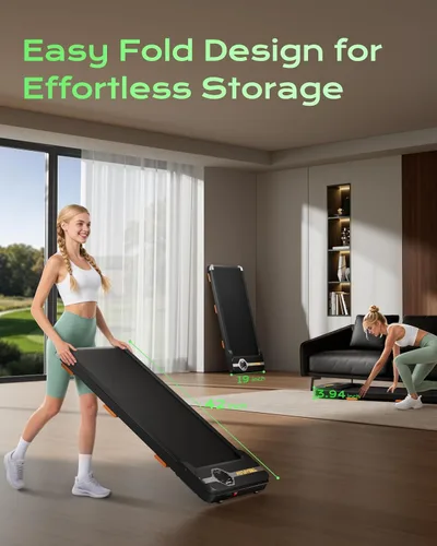 Vista 7 de TREAFLOW Walking Pad Treadmill, Under Desk Treadmills for Home